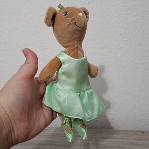 Alice Plush Angelina Ballerina Green Dress HIT Entertainment Children's Book
